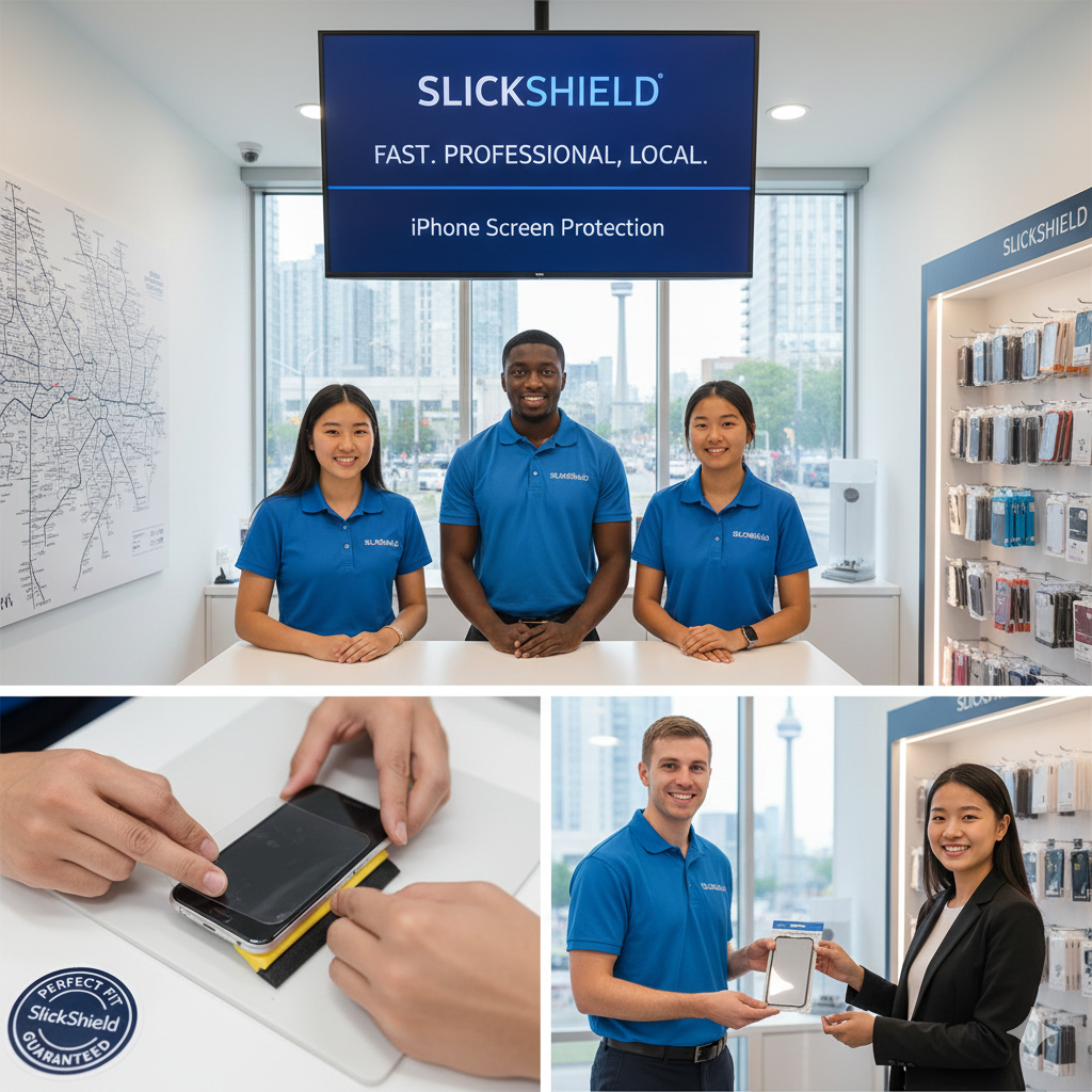 phone screen protector installation in Toronto