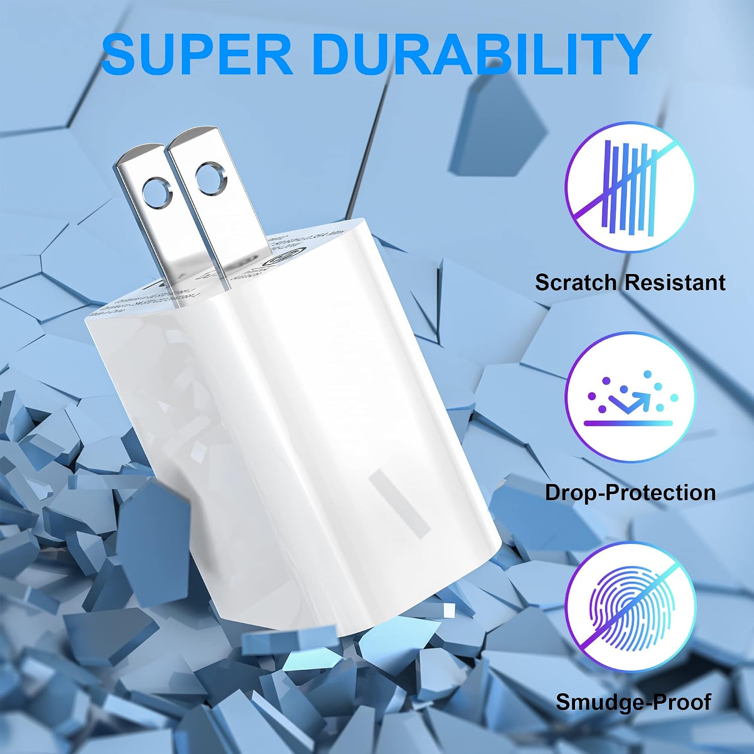 USB C Fast Charging Wall Plug (2 Pack) - SlickShield