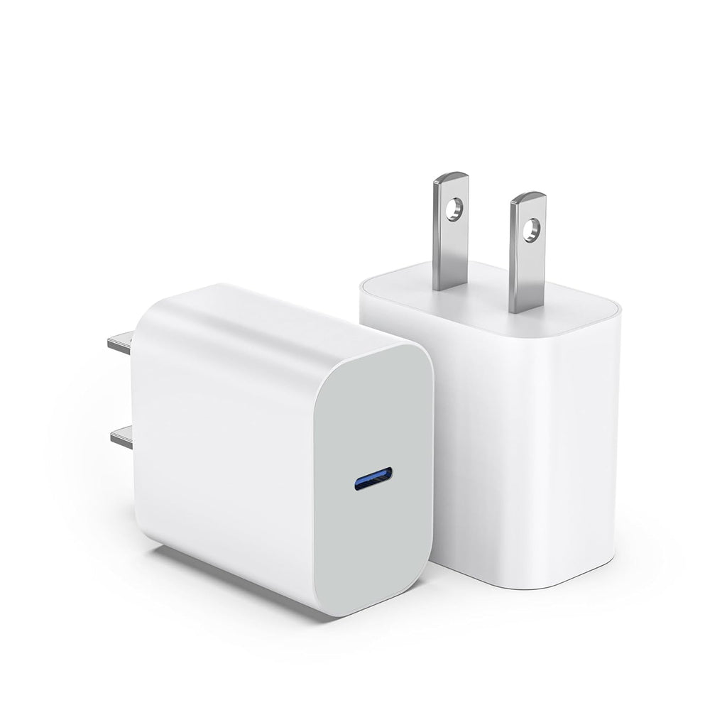 USB C Fast Charging Wall Plug (2 Pack) - SlickShield